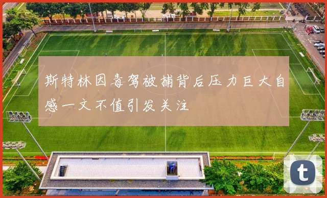 斯特林因毒驾被捕背后压力巨大自感一文不值引发关注